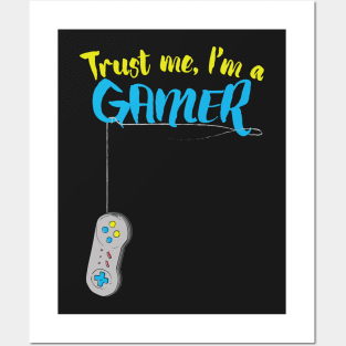 I'm a GAMER Funny Video Gamer print Geek Tee Posters and Art